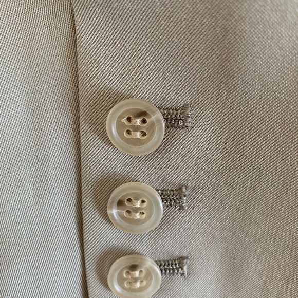 J. Crew Suit Jacket Size 8 Taupe color - Picture 6 of 7